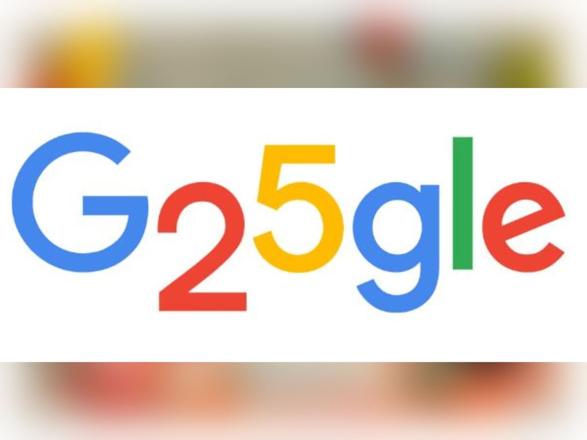 Google's 25th Birthday With Special Doodle