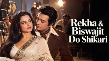 Rekha and Biswajit Chatterjee Do Shikari kissing scene controversy